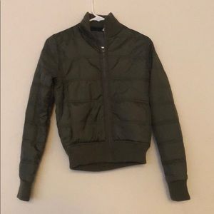 Chroma Sport army green thin bomber jacket size SM